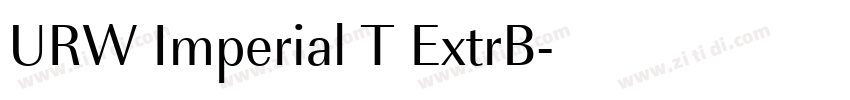 URW Imperial T ExtrB字体转换 URW Imperial T ExtrB字体转换